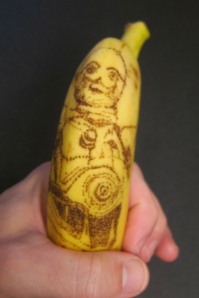C3PO Banana Tattoo